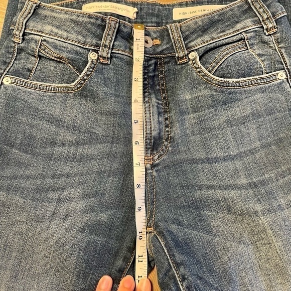 ANTHROPOLOGIE Pilcro And The Letterpress High Rise Denim Leggings - Picture 12 of 13